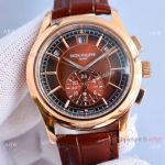 TW Factory Copy Patek Philippe Nautilus Complications Chronograph Men's Watch Rose Gold